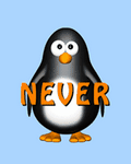 pic for never trust penguin